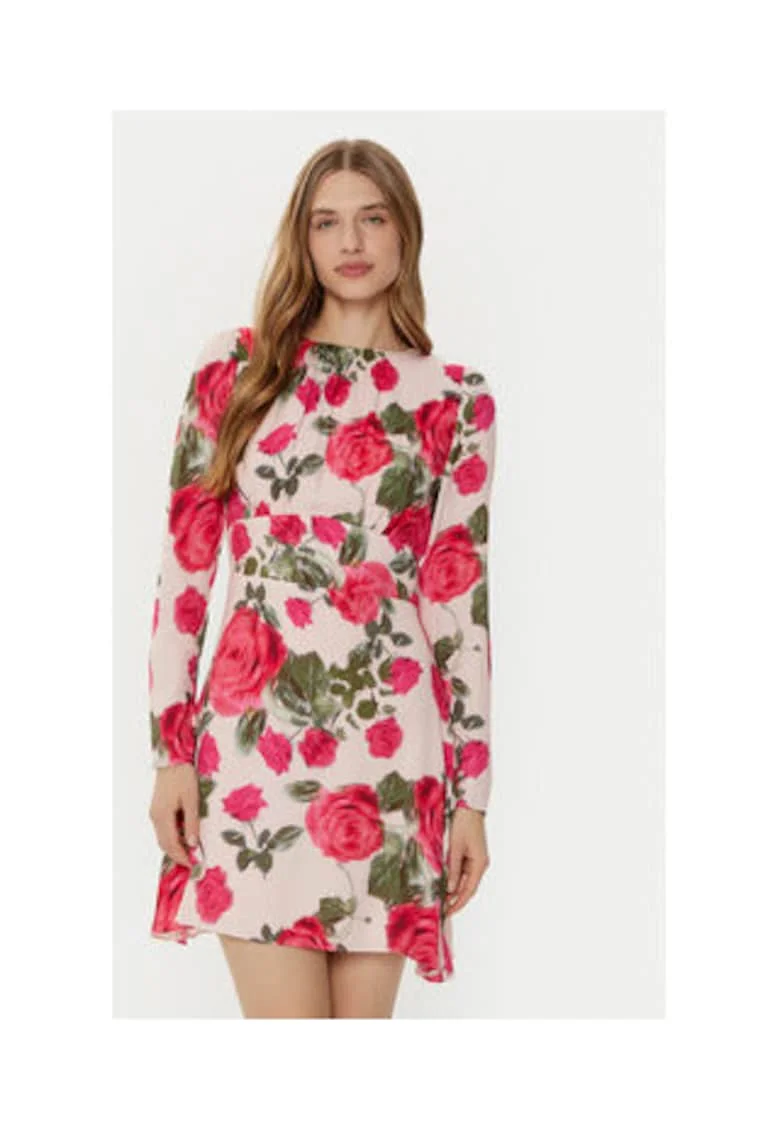 Rochie cu imprimeu trandafiri