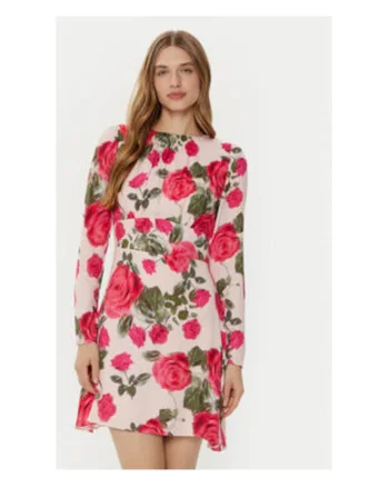 Rochie cu imprimeu trandafiri