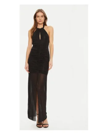 Rochie maxi cu decolteu halter
