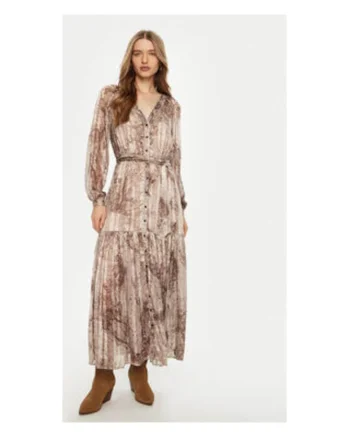 Rochie camasa cu imprimeu abstract