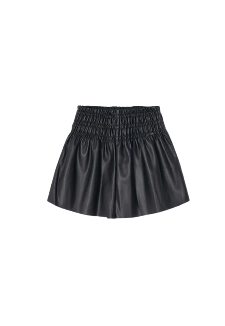 Fusta pantaloni piele ecologica 770, Negru