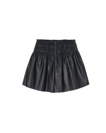 Fusta pantaloni piele ecologica 770, Negru