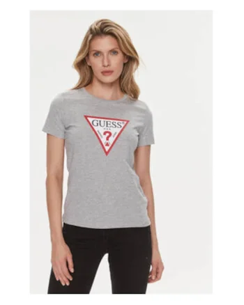 Tricou Bumbac Cu Triunghi Logo,