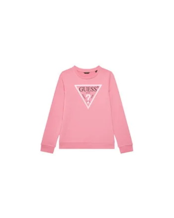 Bluza de trening cu imprimeu logo frontal si decolteu la baza gatului