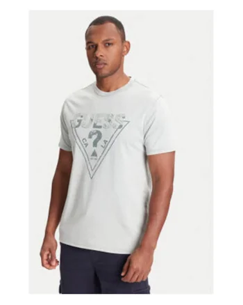 Tricou din bumbac organic cu model logo in relief frontal