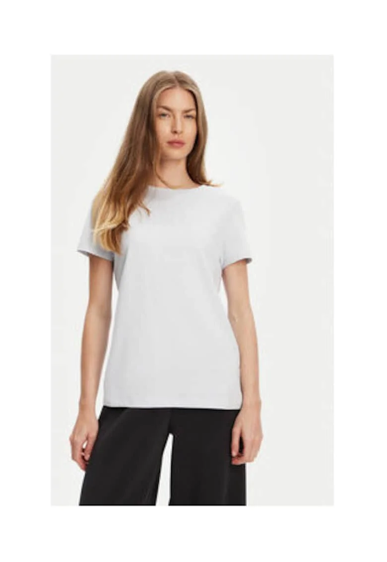 Tricou de bumbac cu model uni