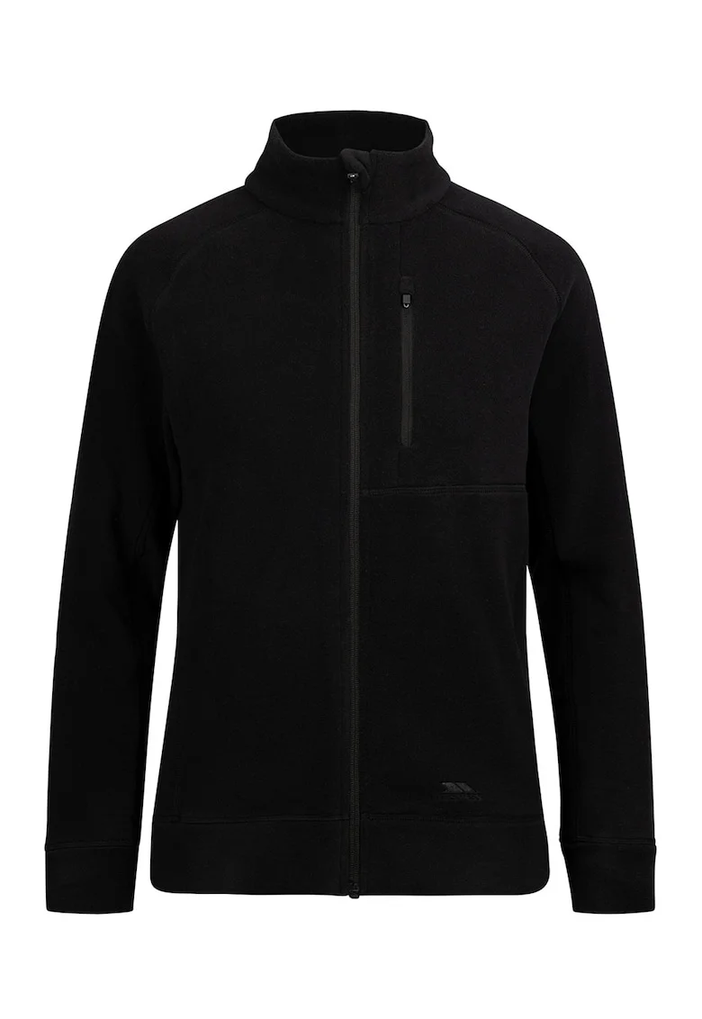 Bluza de trening cu fermoar, Negru