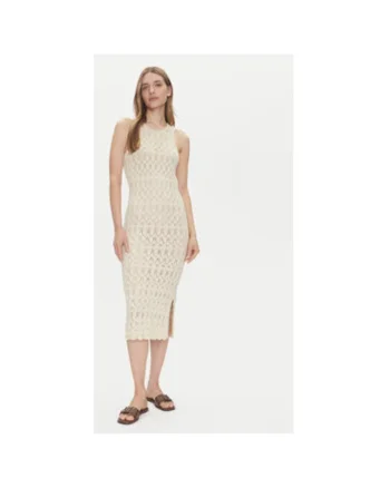 Rochie de vara dama  10317250, Bumbac/Acril, Bej, Bej