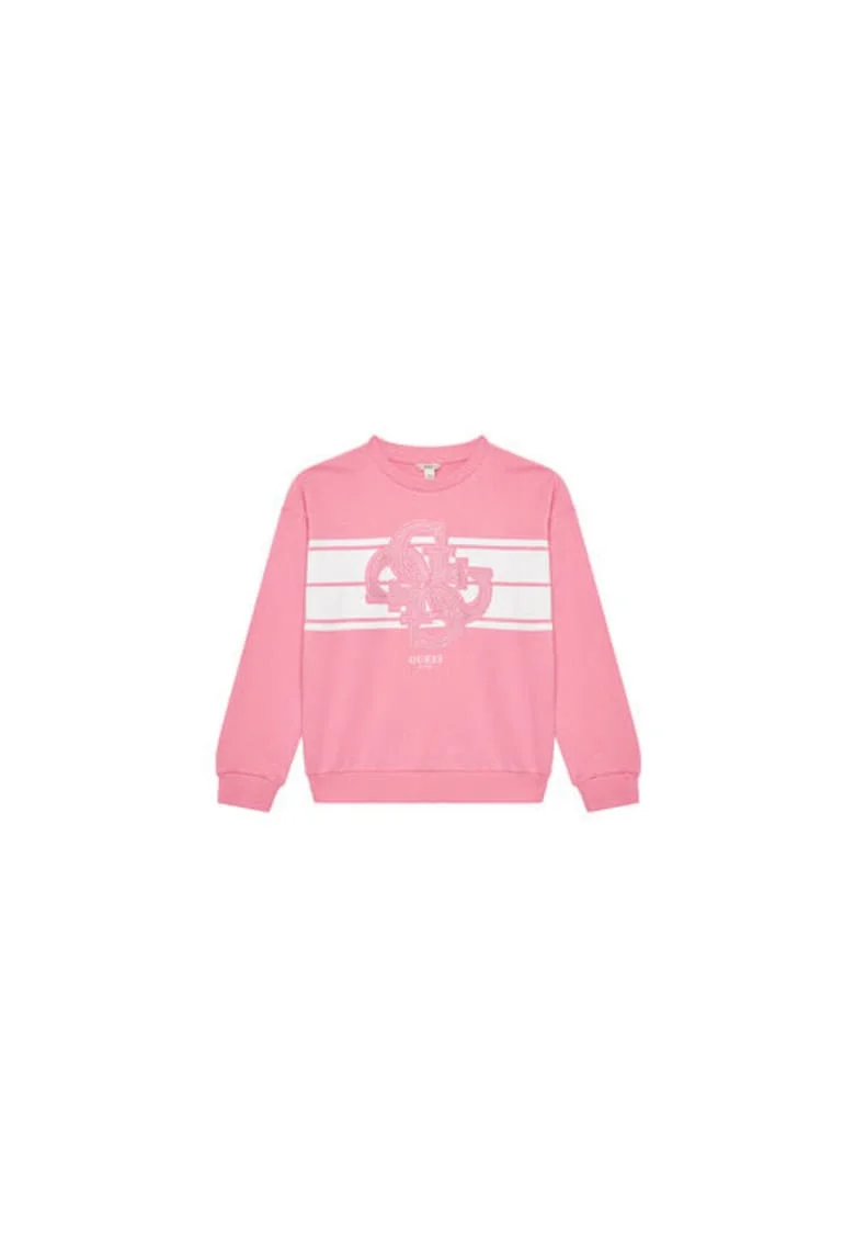 Bluza de trening din bumbac cu logo din strasuri