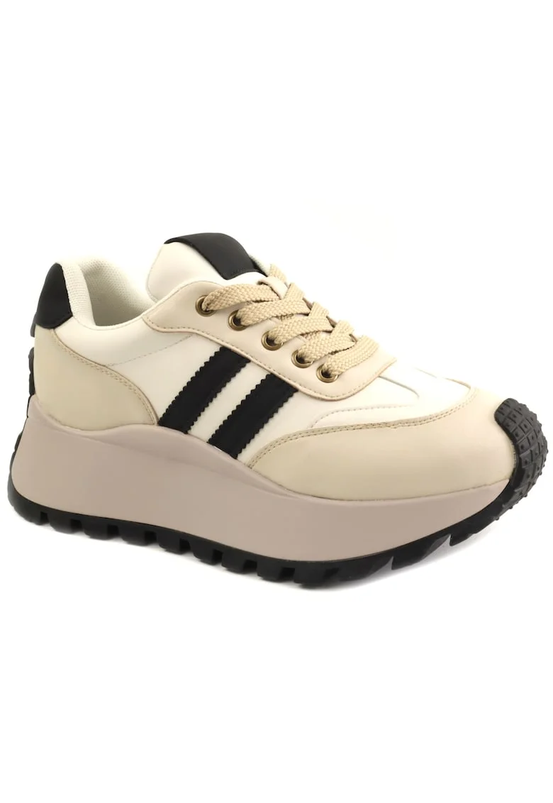 Pantofi dama sport 25110, Bej