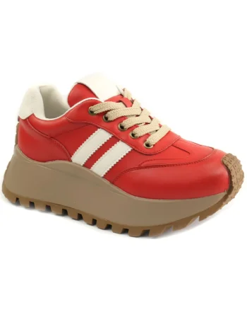 Pantofi dama sport 25110, Rosu
