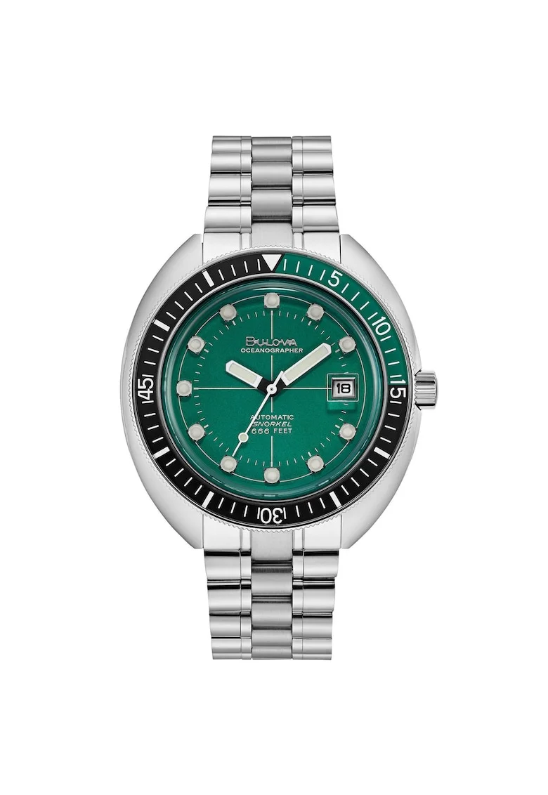 Ceas barbatesc  96B322, 44mm, 20ATM, Argintiu