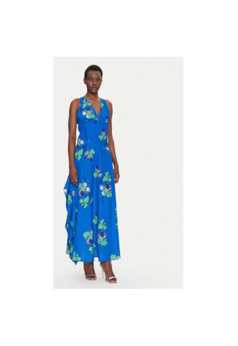 Rochie dama  251-RENZO.F, Poliester, Albastru, Albastru