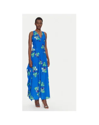 Rochie dama  251-RENZO.F, Poliester, Albastru, Albastru