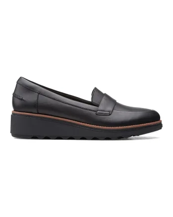 Pantofi loafer wedge de piele Sharon Gracie