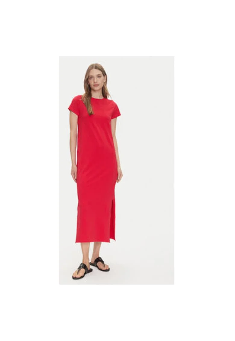 Rochie dama  15321069, Bumbac/Elastan, Rosu