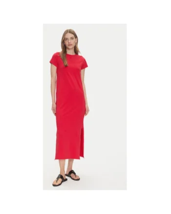 Rochie dama  15321069, Bumbac/Elastan, Rosu