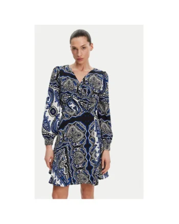 Rochie dama  251-RIJAL.F, Poliester, Bleumarin, Bleumarin