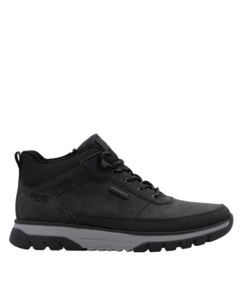 Ghete sport, barbati,  ANTISTRESS, B9300-00 negru, piele ecologica, Negru