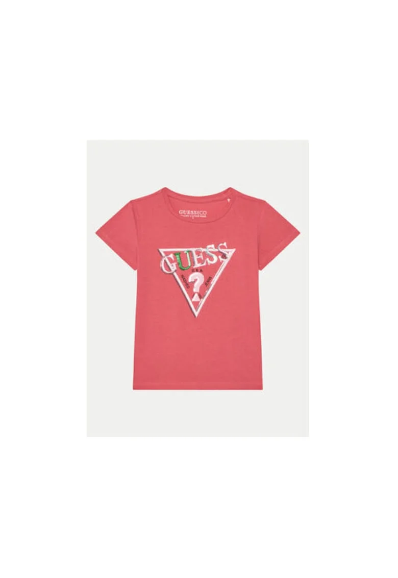 Tricou din amestec de bumbac organic si imprimeu logo