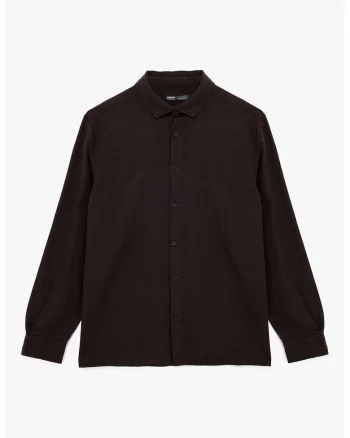 Camasa uni de bumbac, Negru stins