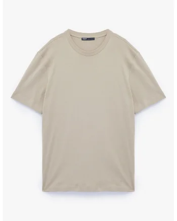 Tricou regular fit de bumbac, Grej