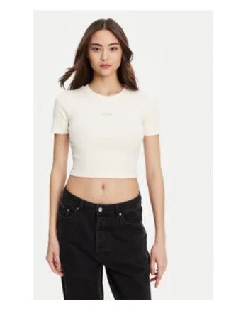 Tricou scurt din amestec de viscoza