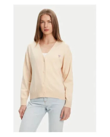 Cardigan uni cu maneci lungi