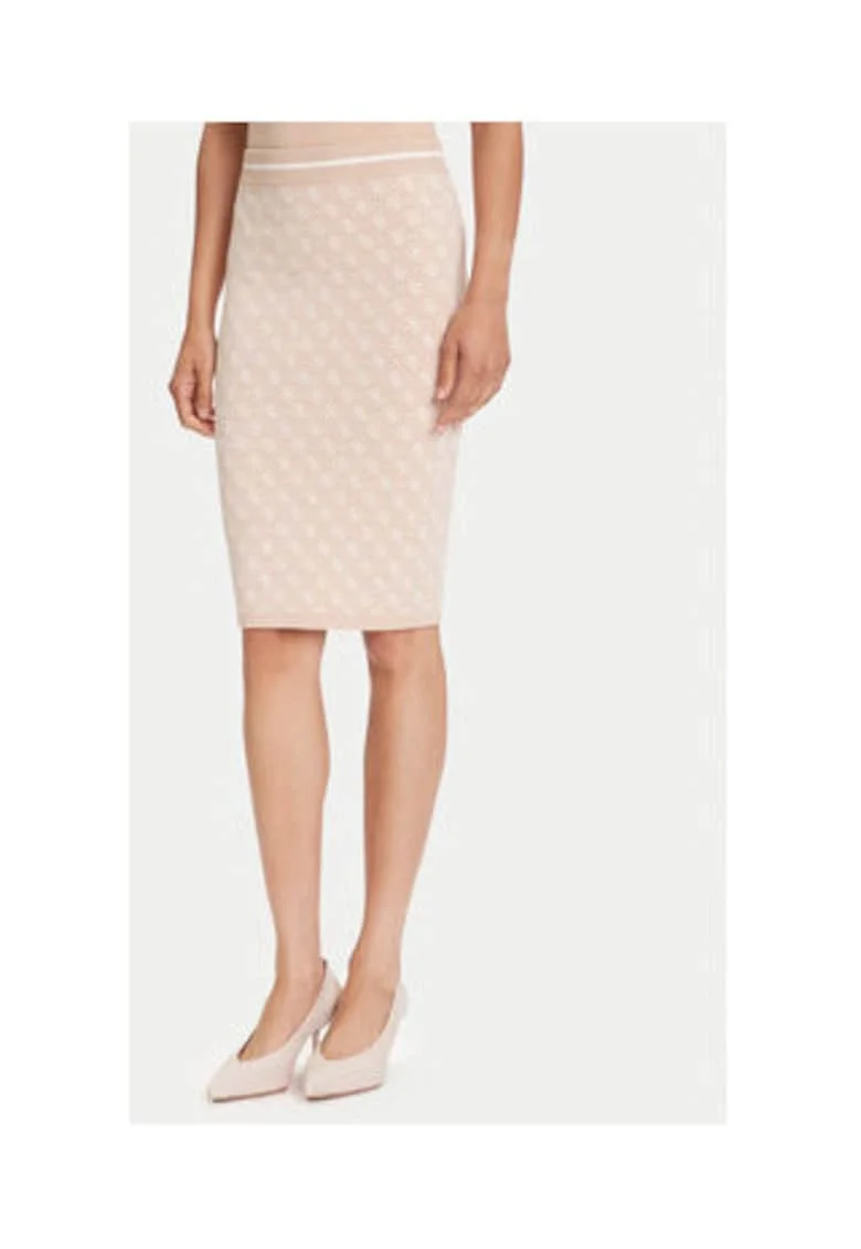 Fusta midi cu model