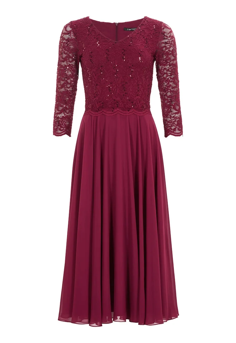 Rochie dama  5AI08900, Poliester, Visiniu
