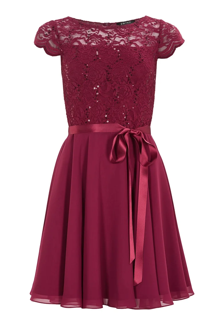 Rochie dama  77760510, Poliester, Visiniu