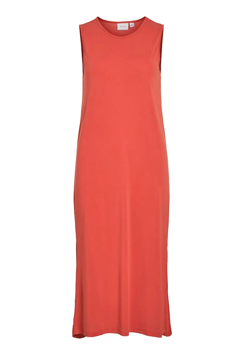 Rochie de vara dama  14101675, Modal/Poliester, Rosu, Rosu