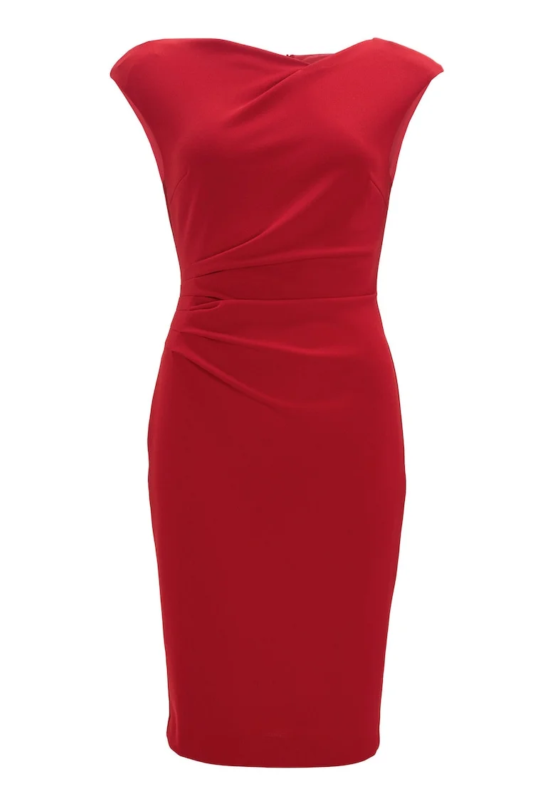 Rochie dama  5AI16700, Poliester, Rosu