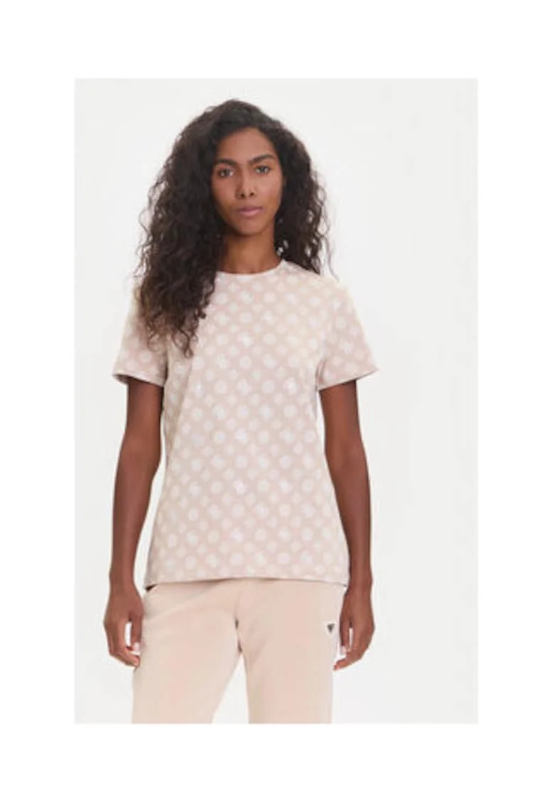 Tricou regular fit din bumbac cu model logo