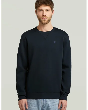Bluza de trening din amestec de bumbac organic cu model uni, Gri carbune/Galben mustar