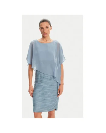 Rochie dama  50004700, Poliester/Elastan, Albastru deschis