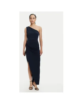 Rochie dama  5AJ04100, Poliester/Elastan, Bleumarin