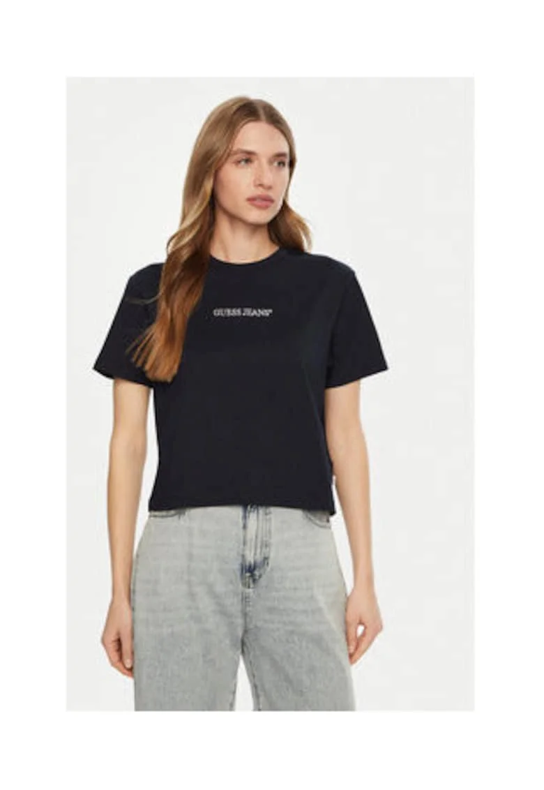 Tricou Din Bumbac Cu Text Imprimat