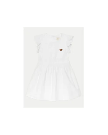 Rochie din bumbac cu maneci scurte