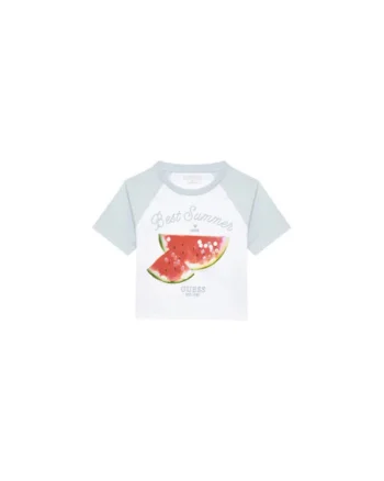Tricou cu maneci raglan si imprimeu grafic