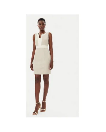 Rochie cocktail dama  ACAB000933, Sintetic, Bej