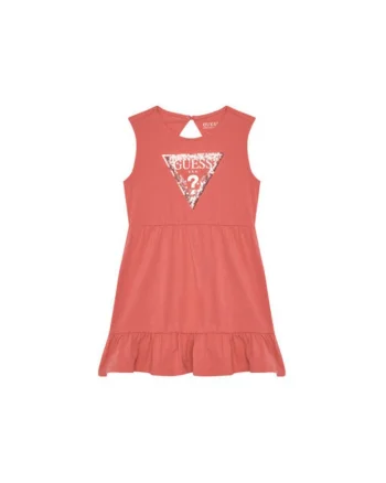 Rochie fara maneci cu logo frontal