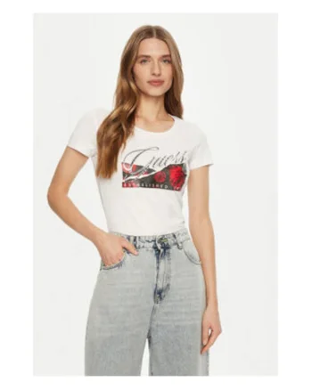 Tricou cu imprimeu logo din amestec de bumbac