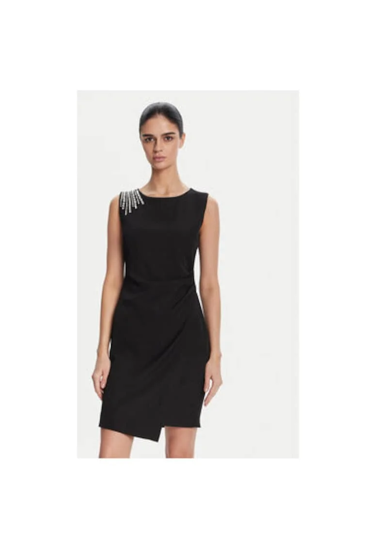 Rochie dama  ACAB000805, Poliester/Elastan, Negru