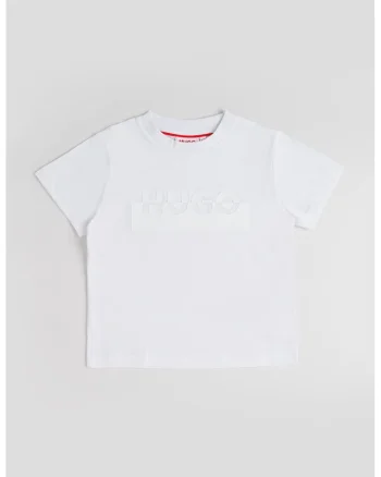 Tricou cu imprimeu logo, Alb