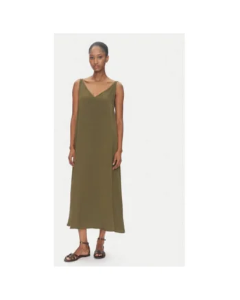 Rochie de vara dama  TD0758, Viscoza/Rayon, Kaki