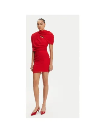 Rochie dama  24H251DR1301555, Poliamida/Elastan, Rosu