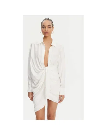 Rochie dama  21H213DR0091020, Viscoza/Poliamida, Alb