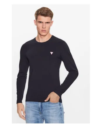 Bluza cu maneca lunga si decolteu rotund,