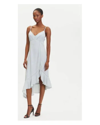 Rochie asimetrica din amestec de lyocell,